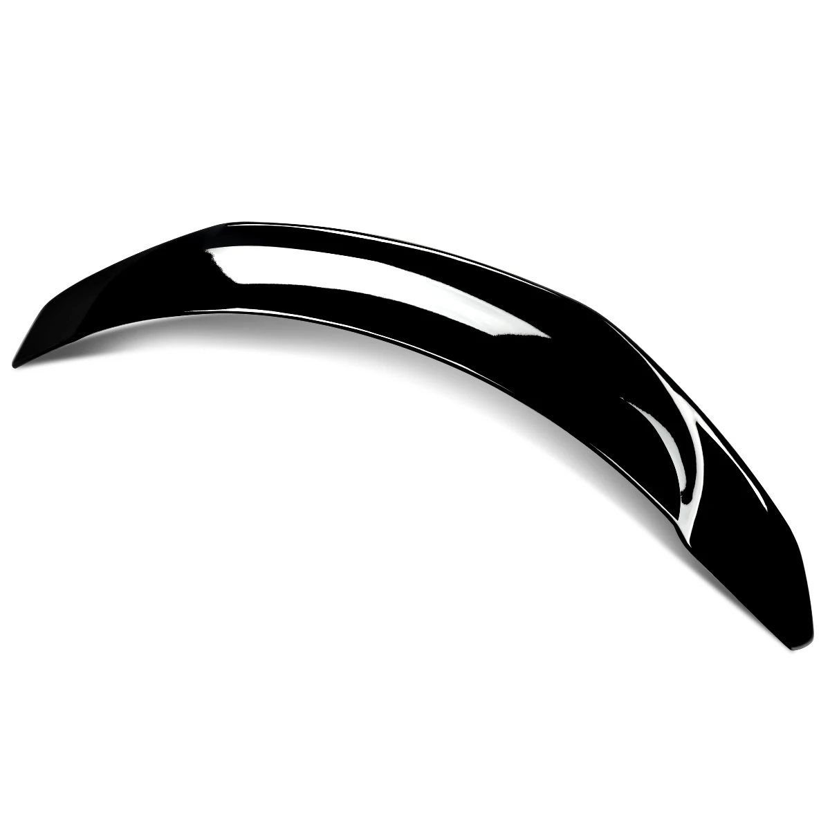 Rear Lip Spoiler For 2017-2022 Tesla Model 3 V Style Ducktail Spoiler Rear Trunk Spoiler Wings Golss Black & Carbon Fiber Look - Image 5