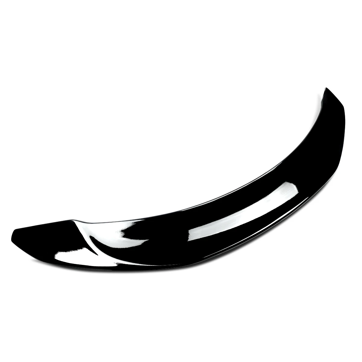 Rear Lip Spoiler For 2017-2022 Tesla Model 3 V Style Ducktail Spoiler Rear Trunk Spoiler Wings Golss Black & Carbon Fiber Look - Image 4