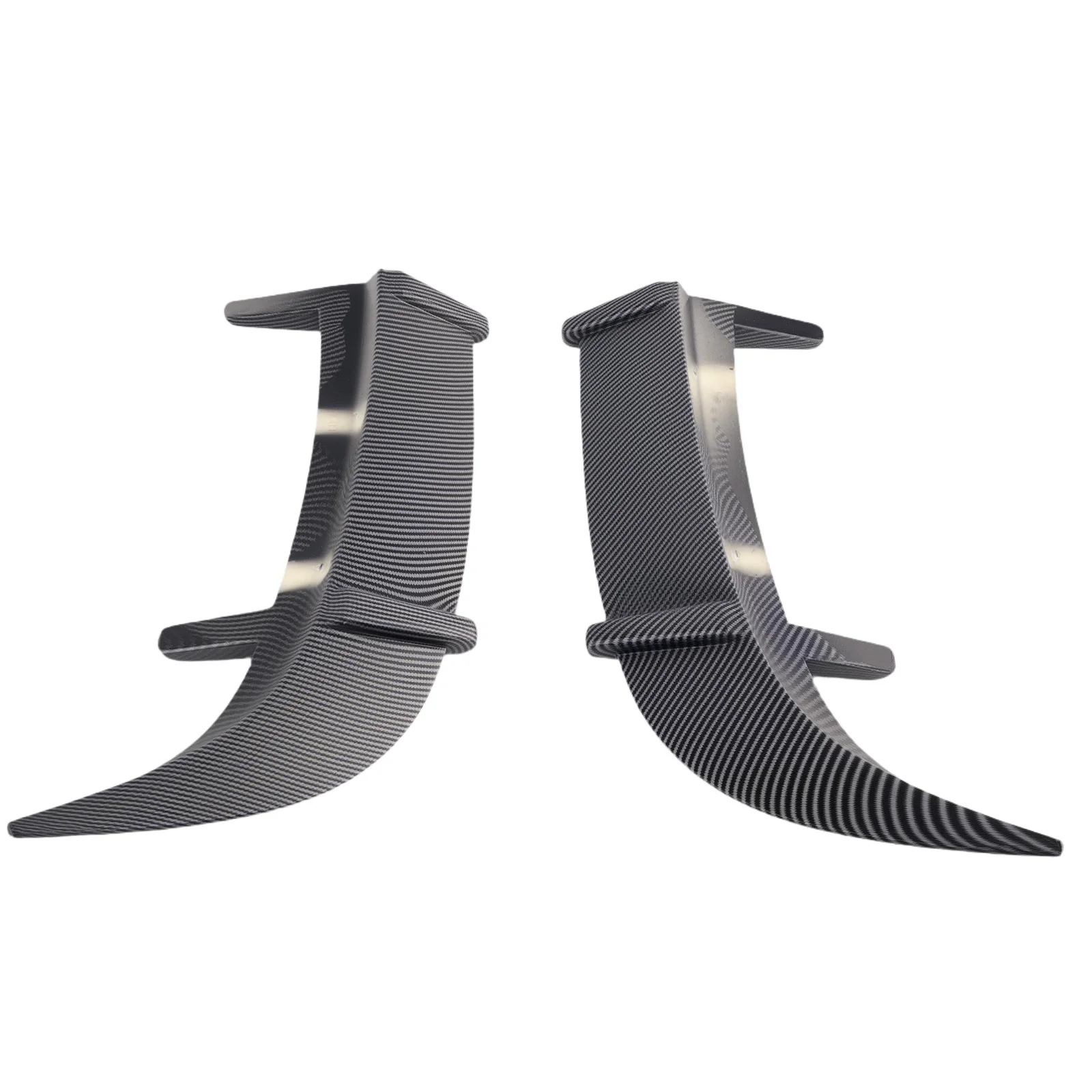 2pcs Rear Roof Trunk Wing Spoiler Kit for VW Golf MK6 GTI R20 2010 2011-2013 - Image 2