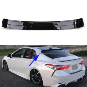 Glossy Black Rear Window Roof Spoiler Fit for Toyota Camry LE SE XSE XLE 2018-2024