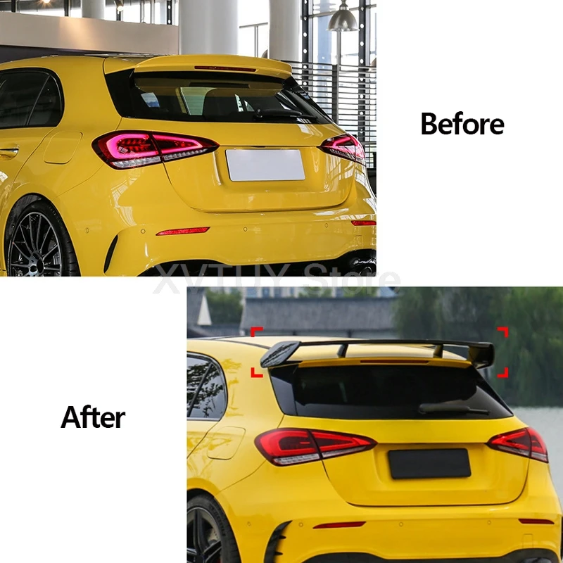 Rear Wing Trunk Roof Spoiler For Mercedes Benz A Class - Image 5