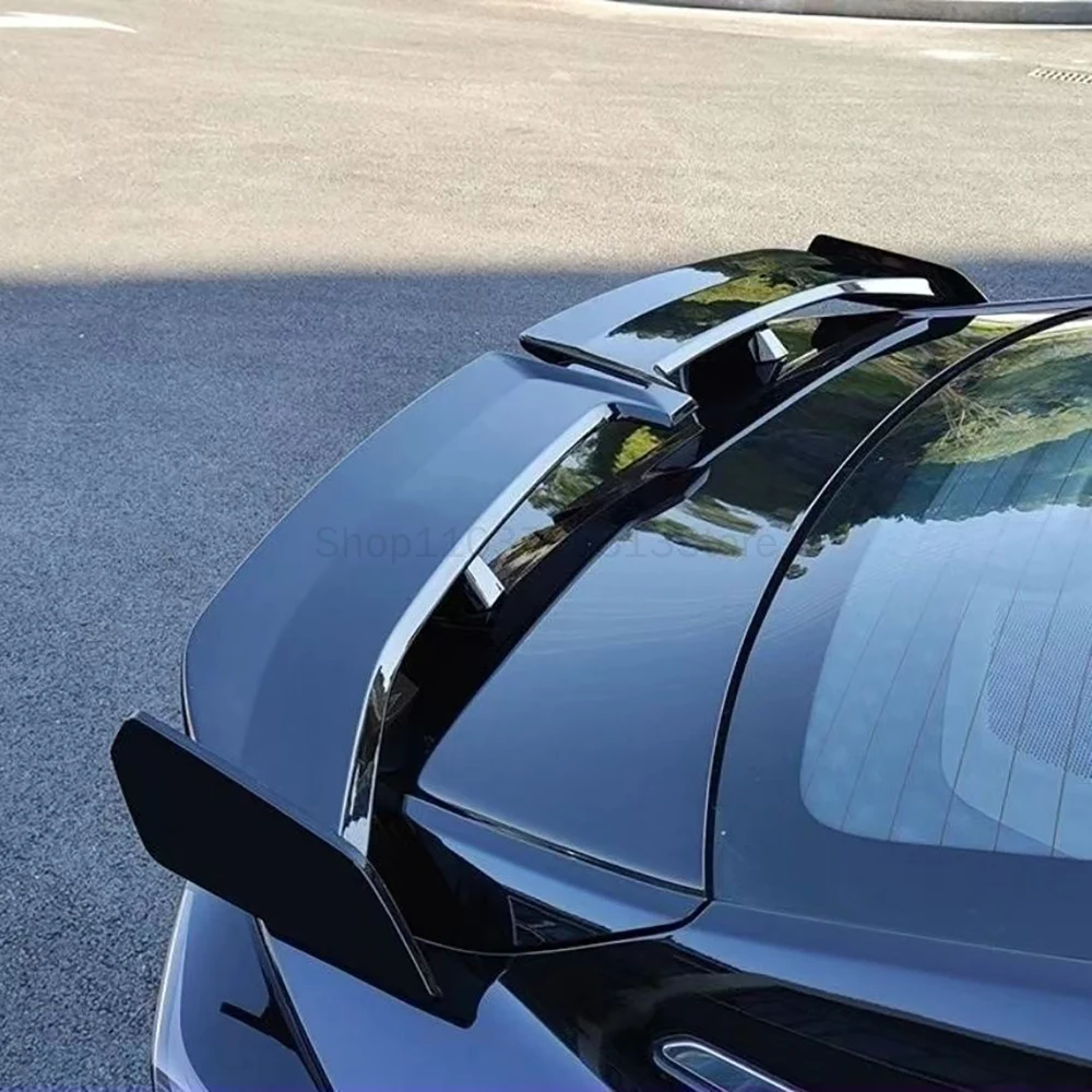 Universal Car modified butterfly shaped tail wing car bumper no perforated spoiler GT Apply to all Car parts factory direct sale - Image 2