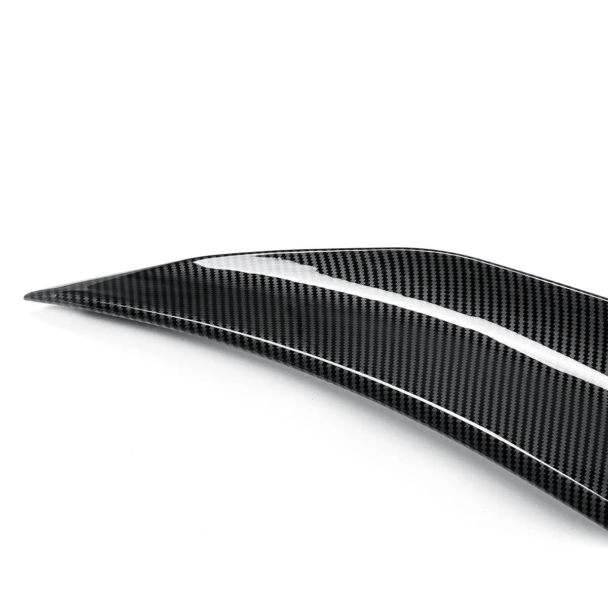 Rear Lip Trunk Spoiler Wing For 14-24 Infiniti Q50 Sedan PSM Carbon Fiber Style - Image 6