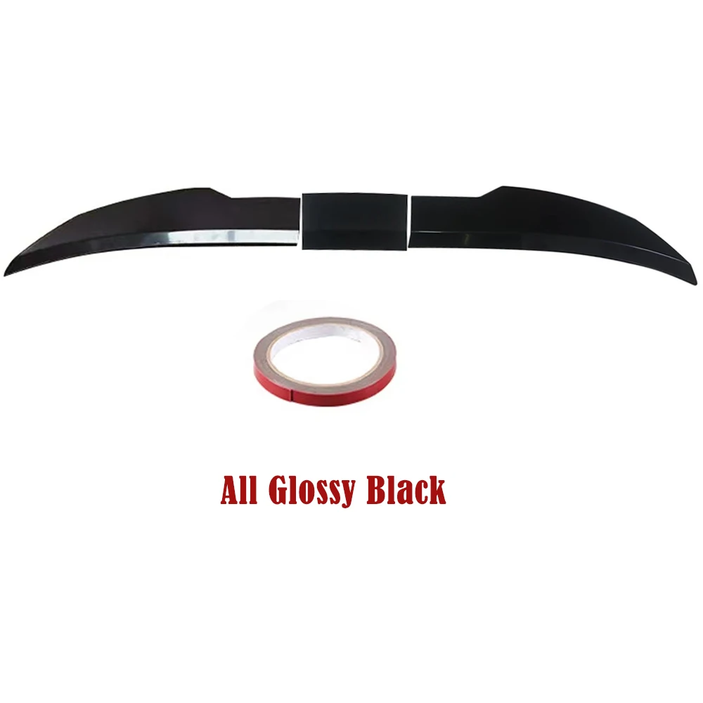 All glossy black