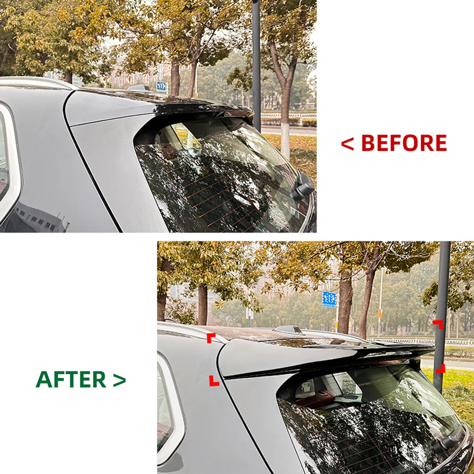 Tail Roof Spoiler FOR BMW X5 G05 2023 2024 GLOSS BLACK MP STYLE REAR BOOT SPOILER SPLITTER WING LIP Car Accessories - Image 2