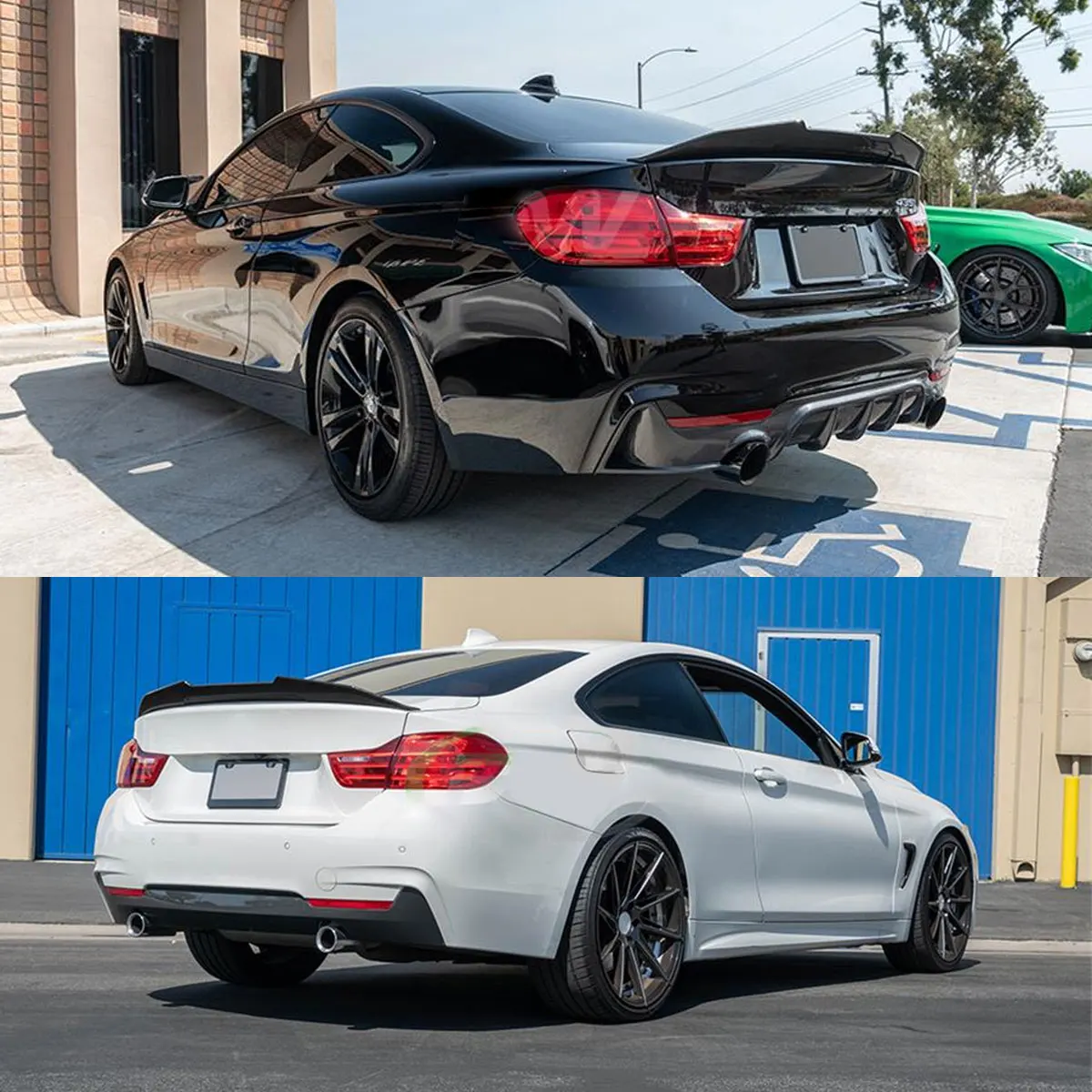 PSM Style Rear Tail Wings For BMW 4 Series F32 428i 430i 435i 440i Glossy Black Rear Trunk Spoiler Wing Lip - Image 2