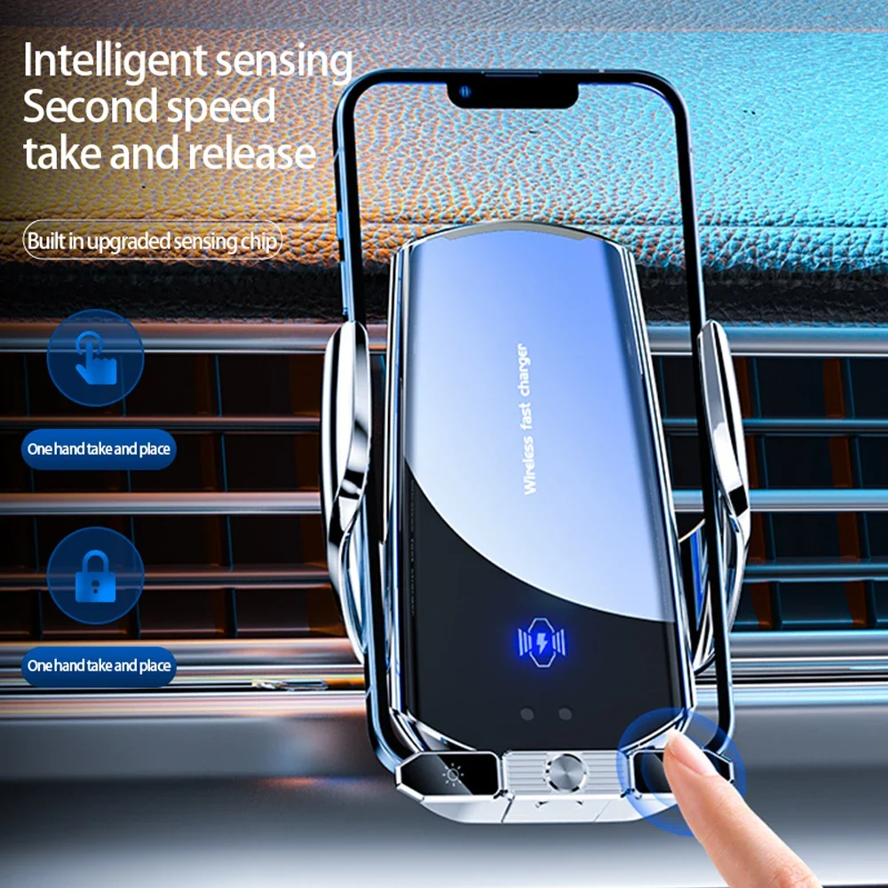 Wireless Charger Car Phone Holder - Image 2