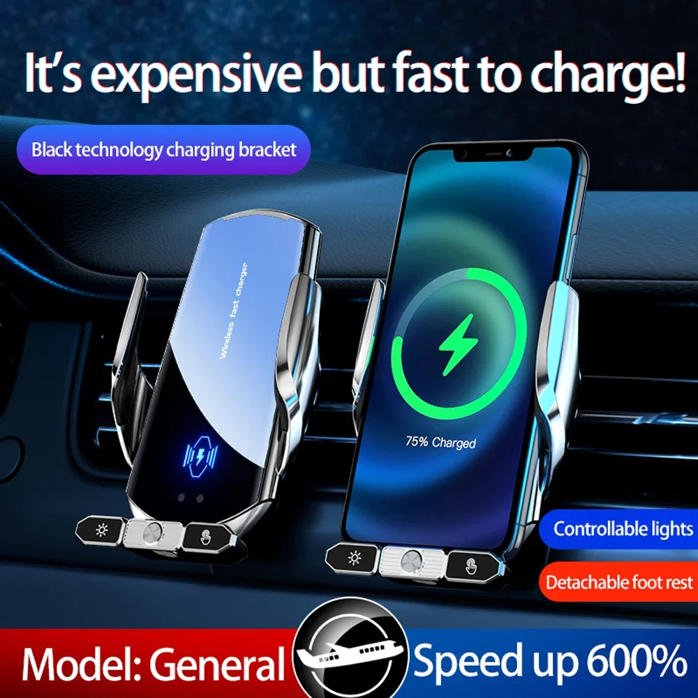 Wireless Charger Car Phone Holder - Image 6