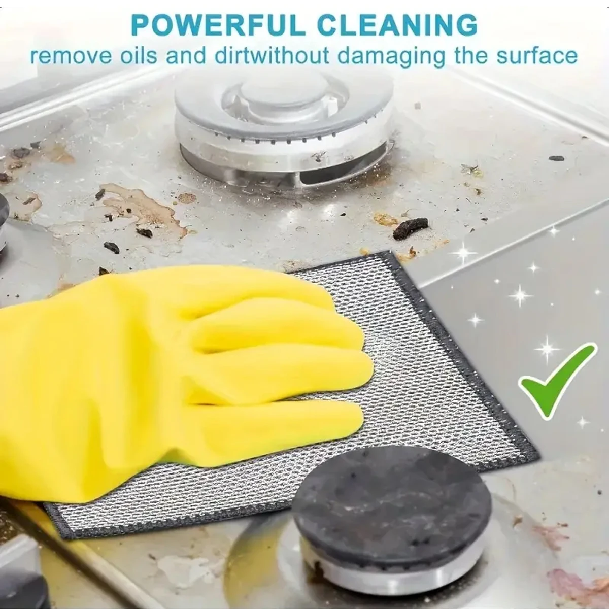 Upgraded Scratch-Resistant Wire Dishcloths - Single/Double-Layer Kitchen Scrubbers - Image 4