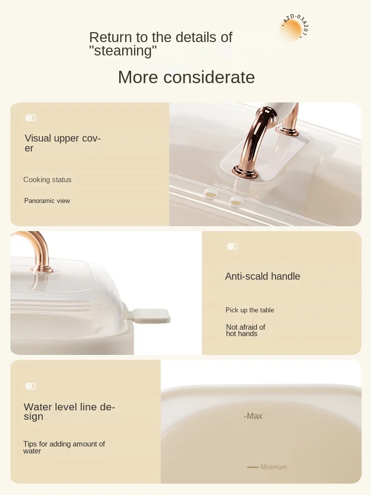 220V Electric Egg Boiler - Automatic Multi-Cooker for Breakfast - Image 5