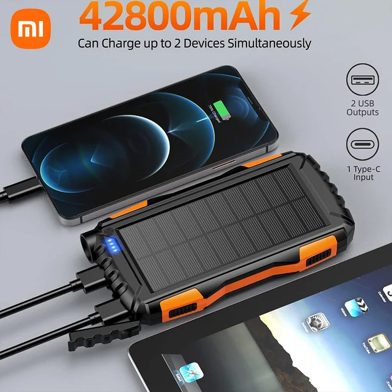 42800mAh Solar Power Bank Fast Charger - Image 4