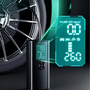 8000mAh Wireless Tire Inflator - 150PSI Portable Compressor