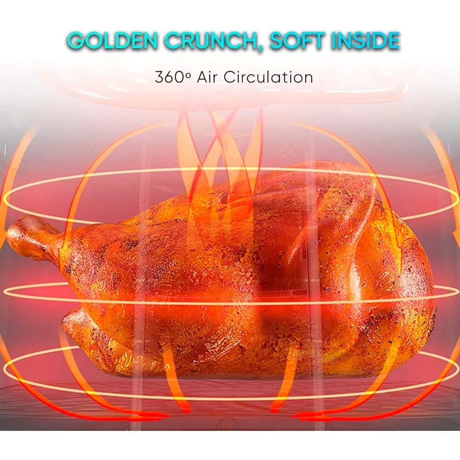 4.5QT Glass Air Fryer - Non-Toxic Oil-Free Basket - Image 6
