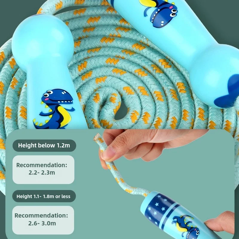 Children's Adjustable Cotton Jump Rope - Cartoon Skipping Toy for Fitness - Image 5