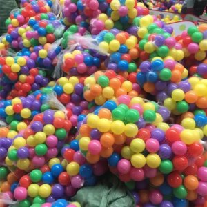 100PCS Colorful Ocean Wave Balls - Soft PE Pool & Tent Play Set