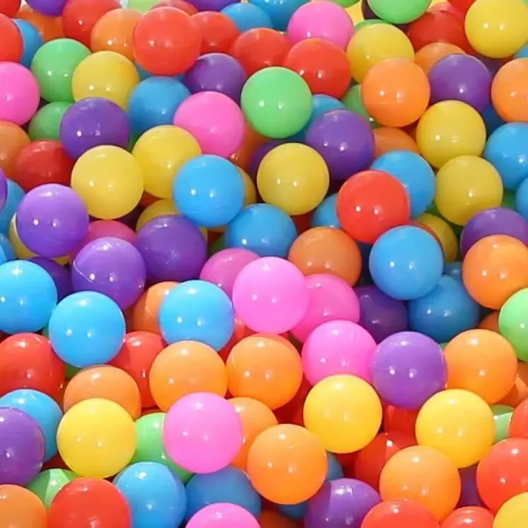 100PCS Colorful Ocean Wave Balls - Soft PE Pool & Tent Play Set - Image 5