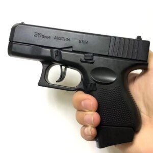 Mini G26 Continuous Firing Pistol - Soft Bullet Shell Throwing Blaster