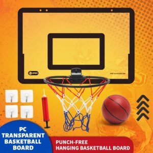 Foldable Wall-Mounted Basketball Hoop - Kids' Silent Slam Station