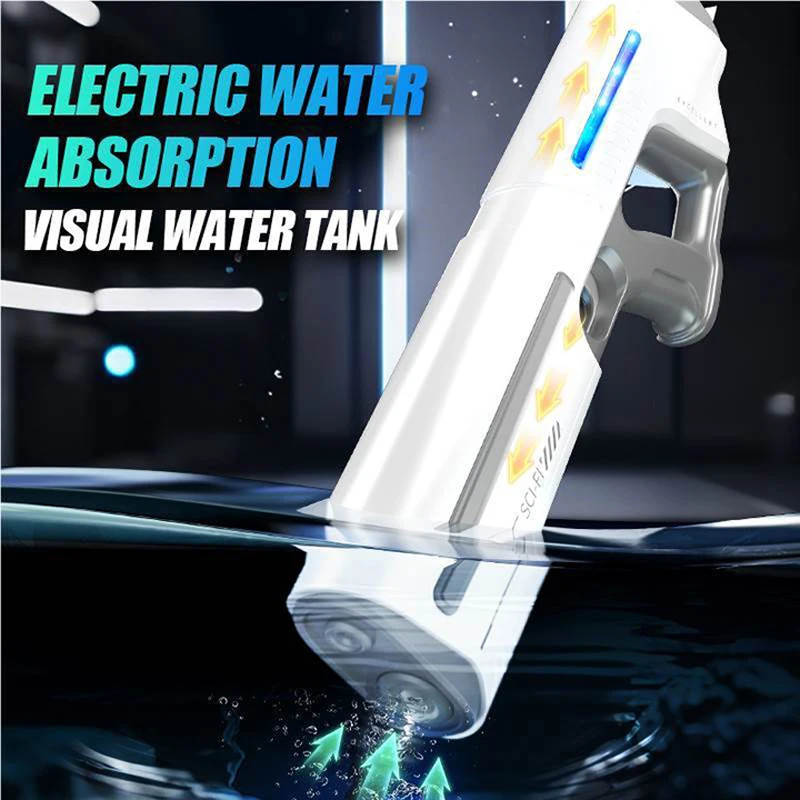 Automatic High-Pressure Electric Water Gun - Kids Summer Pool Blaster - Image 7