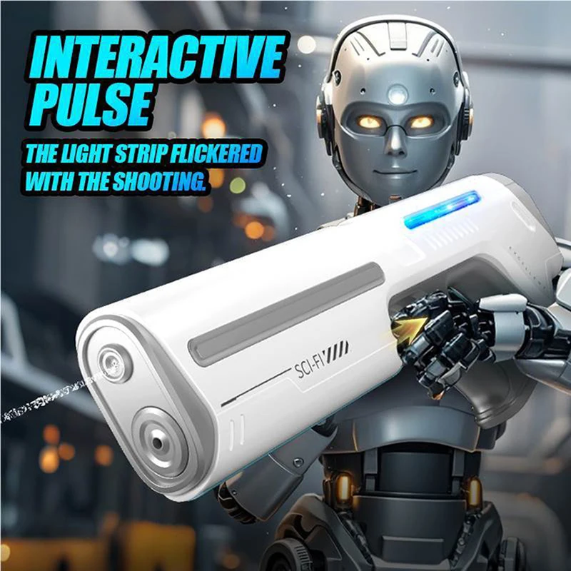 Automatic High-Pressure Electric Water Gun - Kids Summer Pool Blaster - Image 6