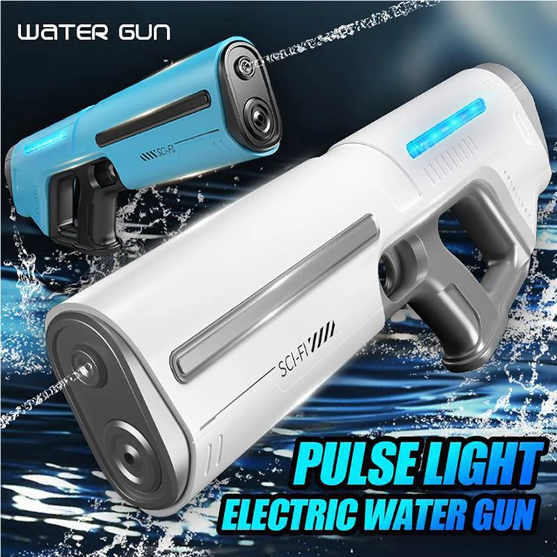 Automatic High-Pressure Electric Water Gun - Kids Summer Pool Blaster - Image 4