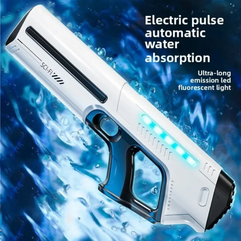 Automatic High-Pressure Electric Water Gun - Kids Summer Pool Blaster