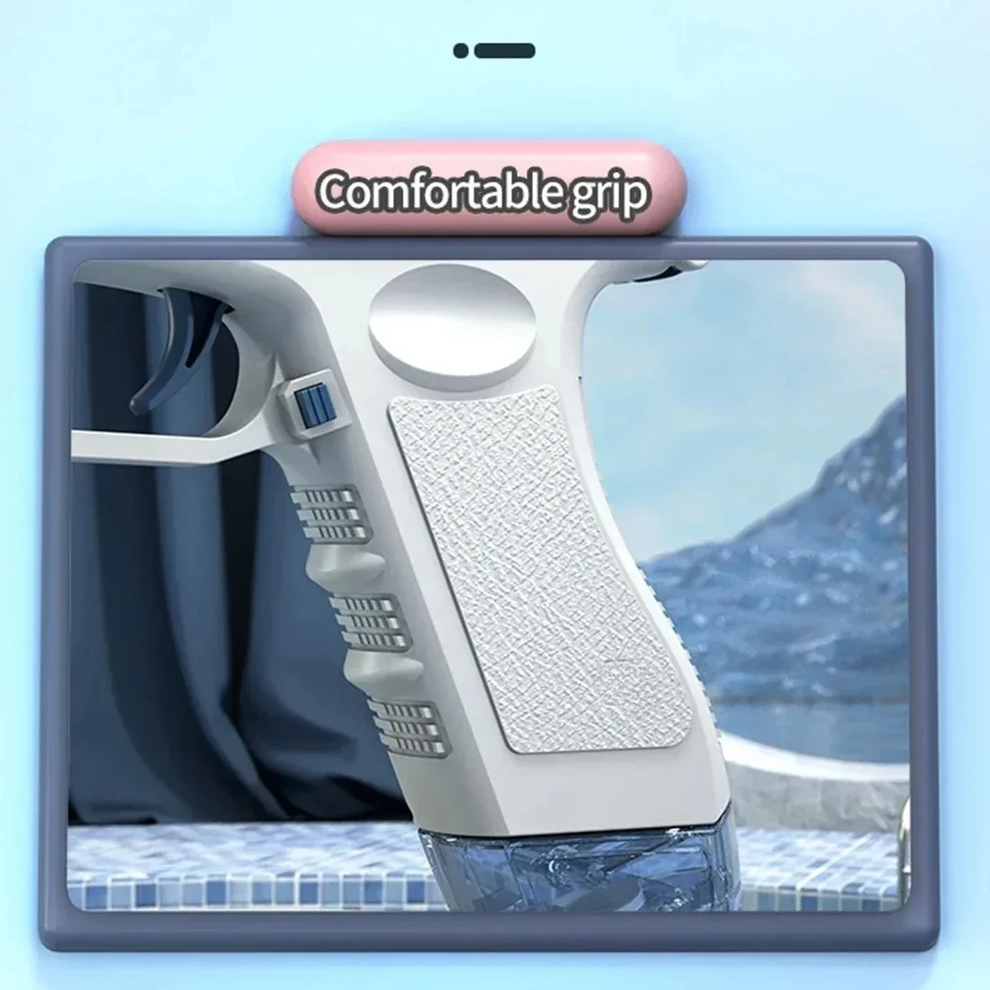 Blue Electric Water Guns - High-Pressure Auto Spray Blaster for Pool & Beach - Image 4