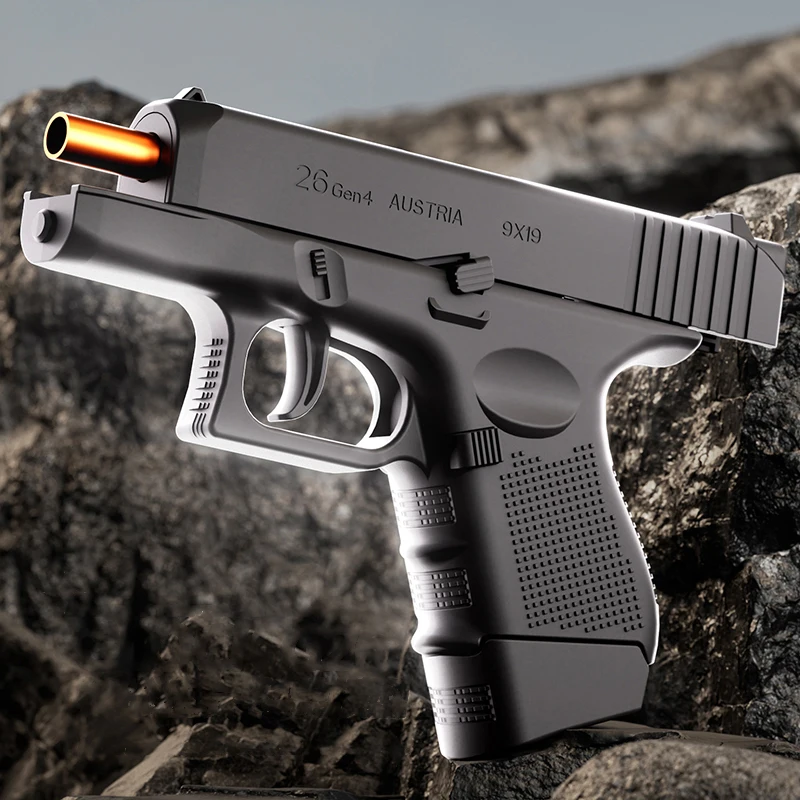 Continuous Firing Mini G26 Pistol - Soft Bullet Blaster Toy Gun - Image 2