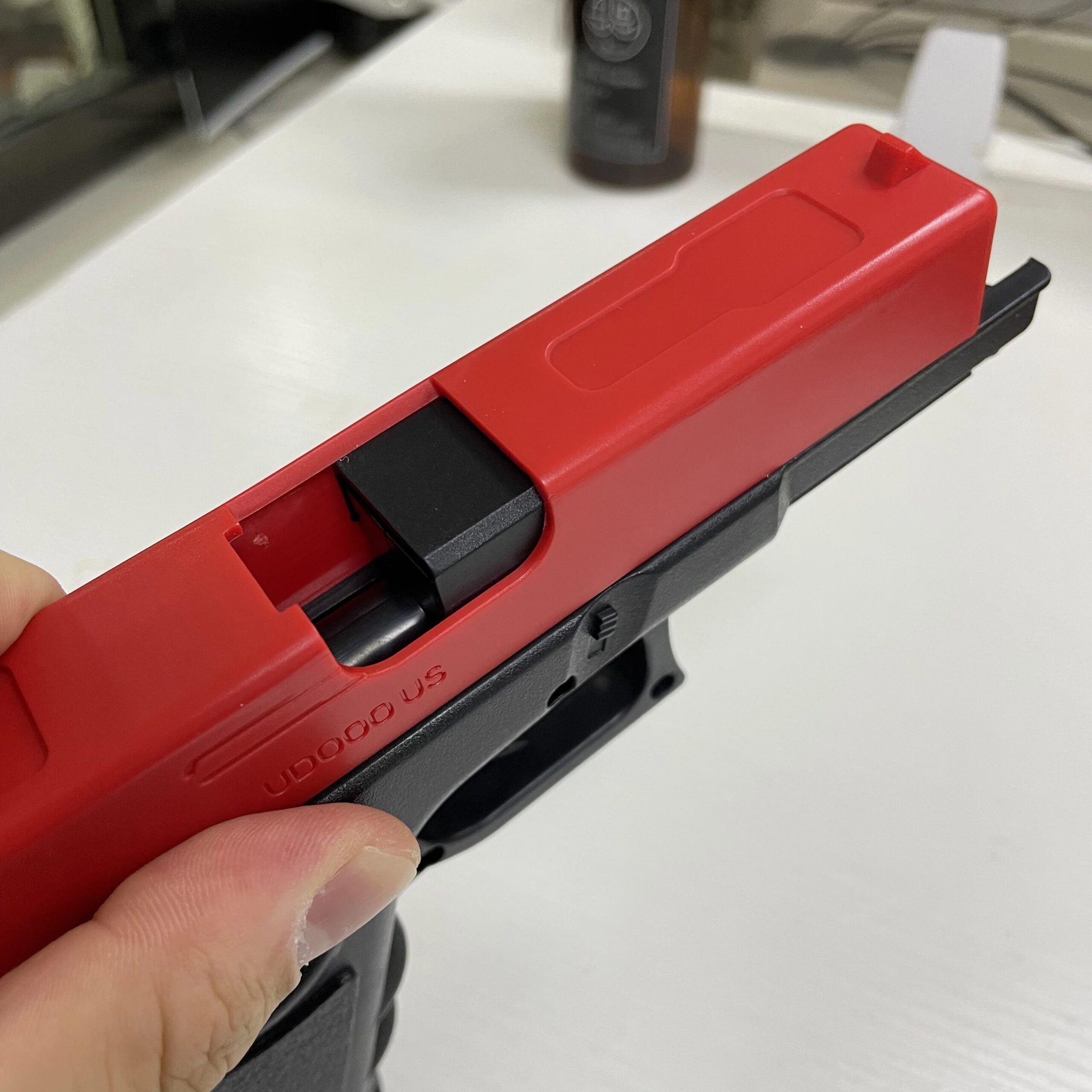 G17 Soft Bullet Airsoft Pistol - Manual Glock Toy Gun with Laser - Image 5