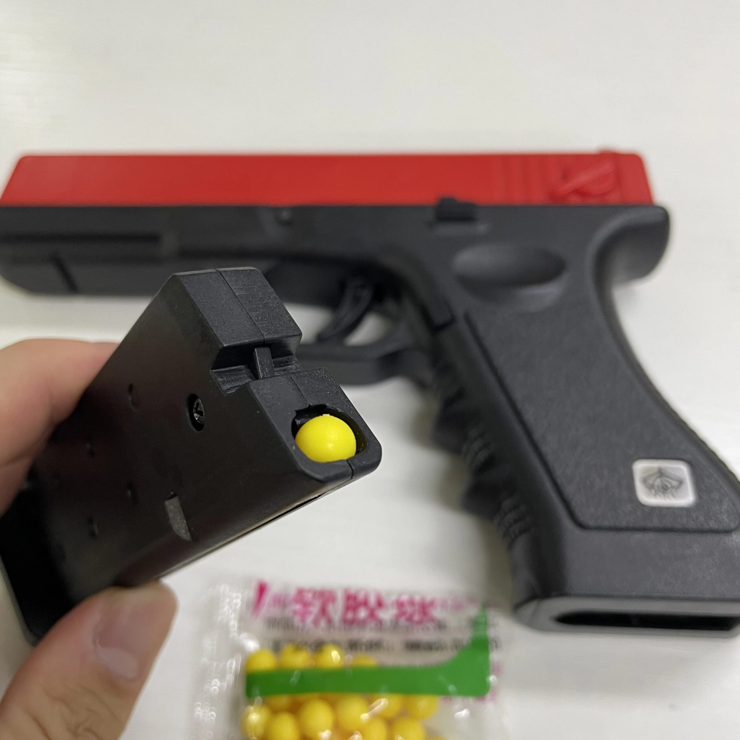 G17 Soft Bullet Airsoft Pistol - Manual Glock Toy Gun with Laser - Image 4