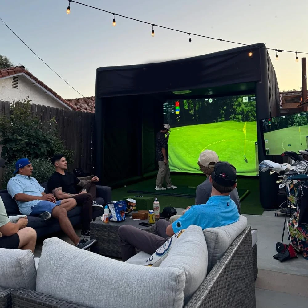 13ft Inflatable Golf Simulator Enclosure - Portable Practice Tent - Image 2