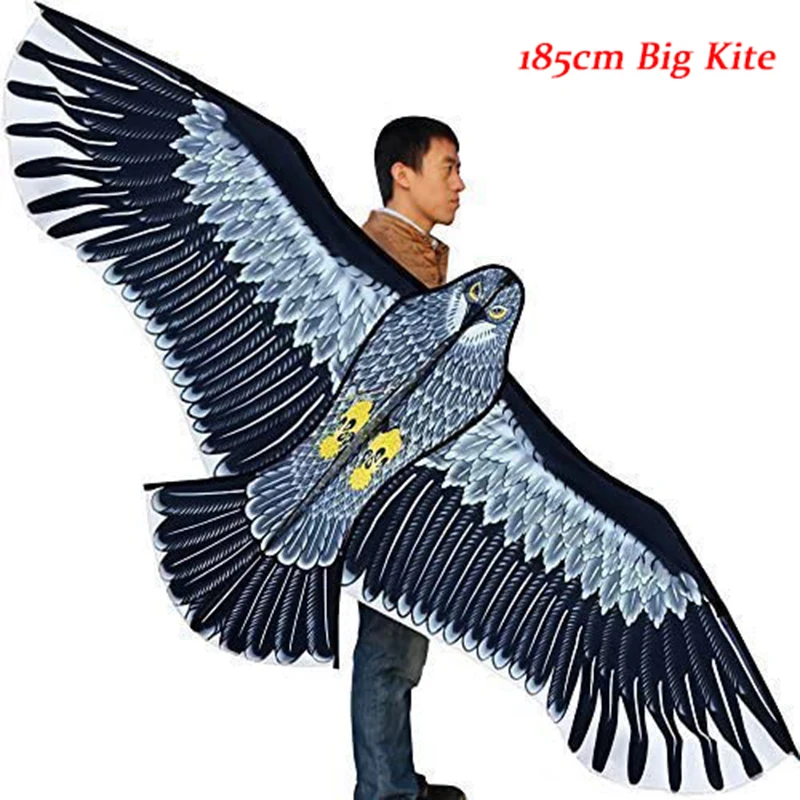 185cm Huge Eagle Kite - Outdoor Flying Toy with Handle & Line