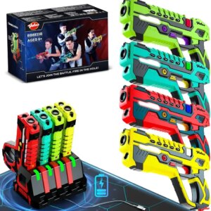 VATOS Infrared Laser Tag Guns Set - Electric Battle Pistols for Kids