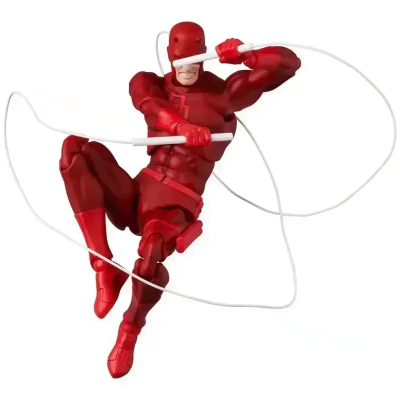 MAFEX Daredevil Comic Ver. Figure - Marvel Red Devil Action Statue - Image 4