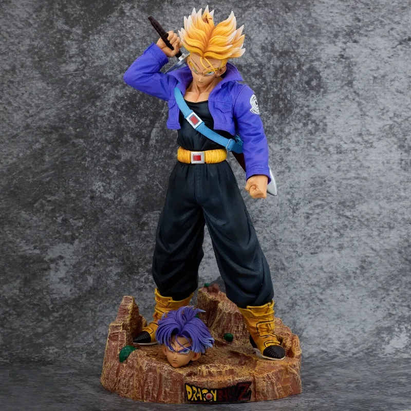 23cm Dragon Ball Z Super Saiyan Trunks Figure - Anime PVC Statue - Image 3