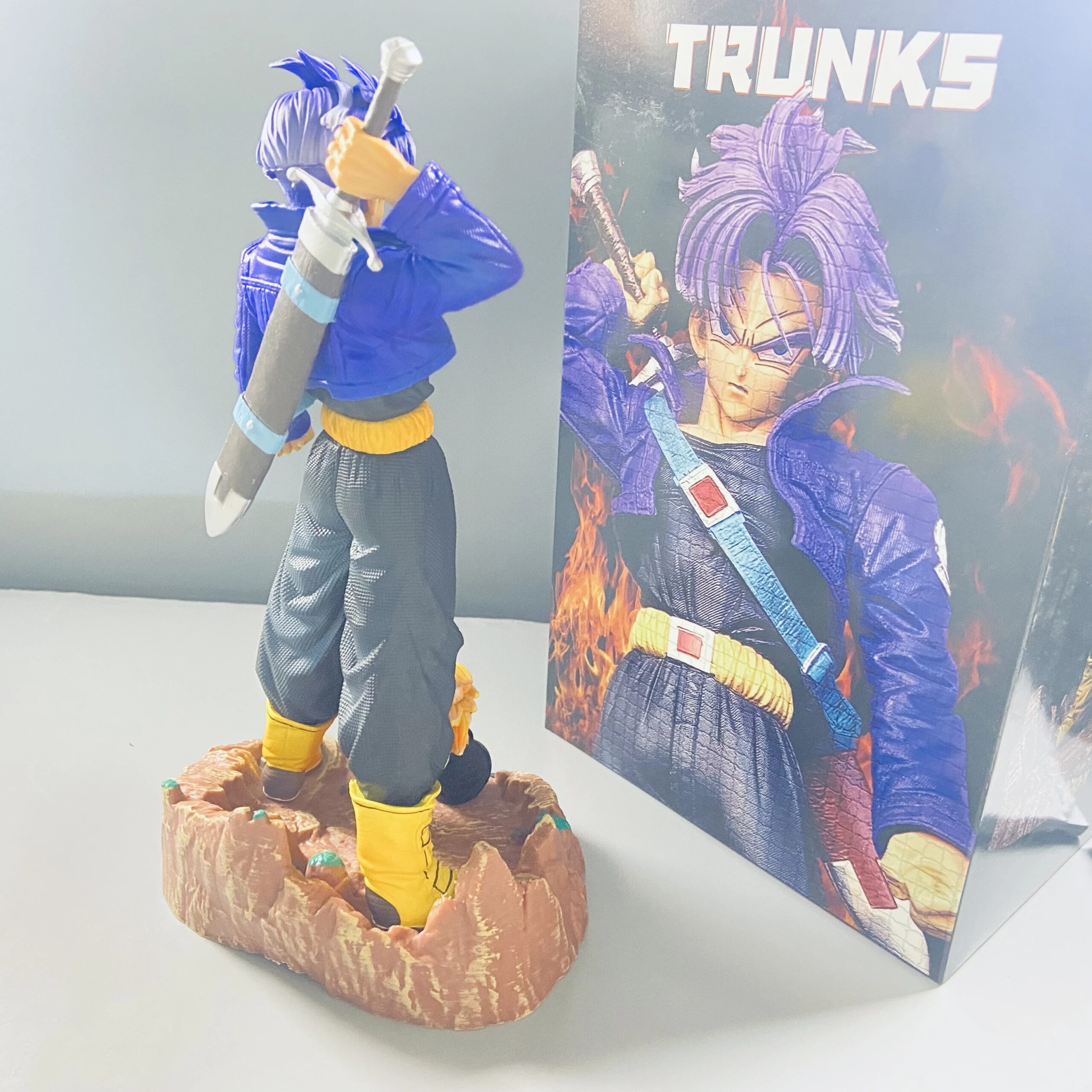 23cm Dragon Ball Z Super Saiyan Trunks Figure - Anime PVC Statue - Image 5