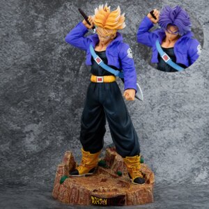 23cm Dragon Ball Z Super Saiyan Trunks Figure - Anime PVC Statue