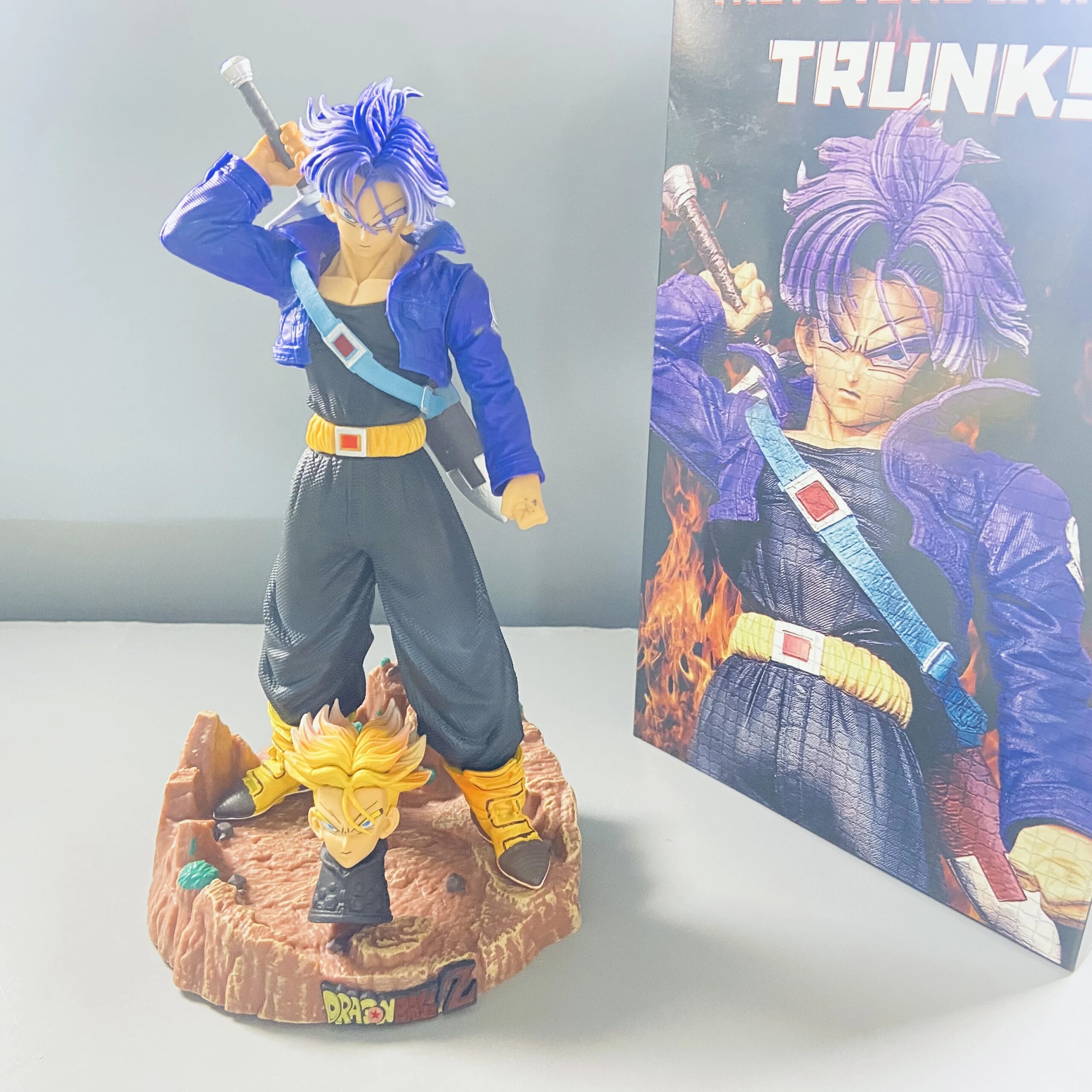 23cm Dragon Ball Z Super Saiyan Trunks Figure - Anime PVC Statue - Image 4