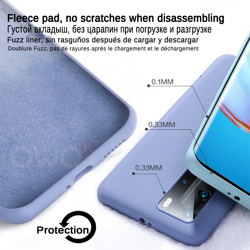 Original Liquid Silicone Case For Samsung Galaxy S8 S9 S10 S20 S21 S22 Plus Note 20 Ultra 10 A51 A50 A71 A70 A12 A20 A40 Cover - Image 2