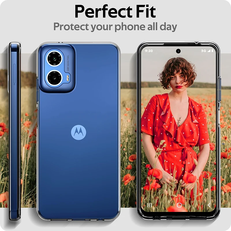 Ultra Thin Silicone Soft Clear Case For Motorola Edge 50 40 30 20 Pro Lite G24 G54 G84 G53 G73 G13 G62 G52 G42 Transparent Cover - Image 2
