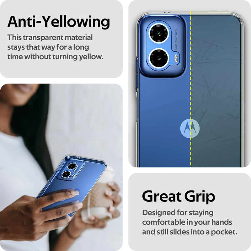 Ultra Thin Silicone Soft Clear Case For Motorola Edge 50 40 30 20 Pro Lite G24 G54 G84 G53 G73 G13 G62 G52 G42 Transparent Cover - Image 6