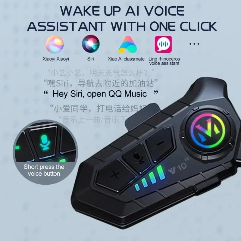 Motorcycle Helmet Bluetooth Headset - Image 5