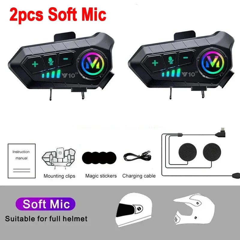 2pcs Soft Mic