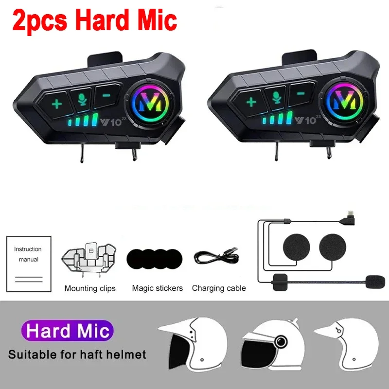 2pcs Hard Mic