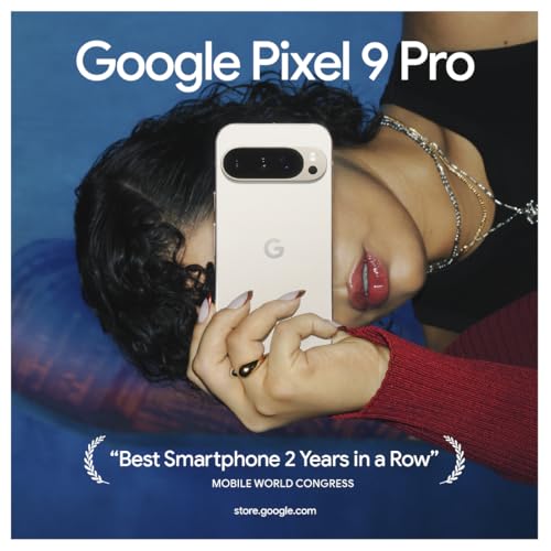 Google Pixel 9 Pro - Unlocked Android Smartphone with Gemini, Triple Rear Camera System, 24-Hour Battery, and 6.3" Super Actua Display - Hazel - 256 GB - Image 4