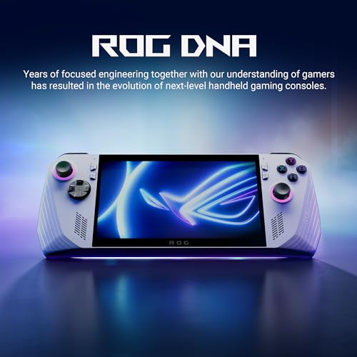 ASUS ROG Ally 7" 120Hz FHD 1080p Gaming Handheld Touchscreen AMD Ryzen Z1 Extreme 16GB RAM 512GB White - Image 9