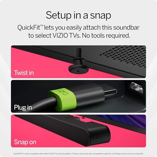 VIZIO 5.1 Soundbar SE, Wireless Subwoofer, Surround Sound w/Dolby Atmos & DTS:X, Bluetooth Speaker, QuickFit™ Compatible – SV510X-08 (New, 2024 Model) - Image 12