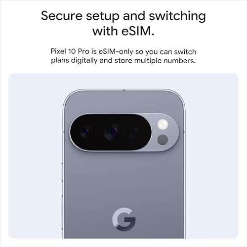 Google Pixel 10 Pro - Unlocked Android Smartphone - Gemini AI Assistant, Triple Rear Camera System, Fast-Charging 24+ Hour Battery, and 6.3" Super Actua Display - Moonstone - 256 GB (2025 Model) - Image 4