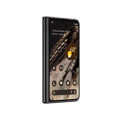 Google Pixel Fold - Unlocked Android 5G Smartphone with Telephoto Lens and Ultrawide Lens - Foldable Display - 24-Hour Battery - Obsidian - 256 GB - Image 15
