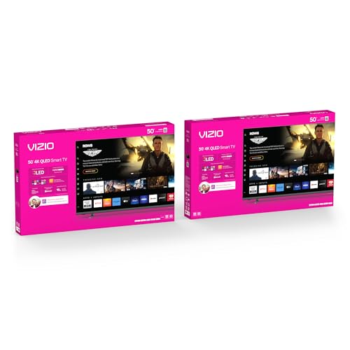VIZIO 50-inch Quantum Pro 4K 120Hz QLED HDR10+ Smart TV with Dolby Vision, Active Full Array, 240Hz @ 1080p PC Gaming, WiFi 6E, Apple AirPlay, Chromecast Built-in, M50QXM-K01, 2023 Model - Image 3
